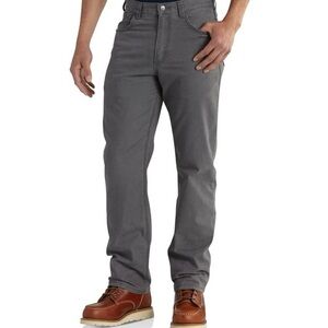 Men's Carhartt Relaxed Fit Gray work Pants/Jeans Sz 42x32